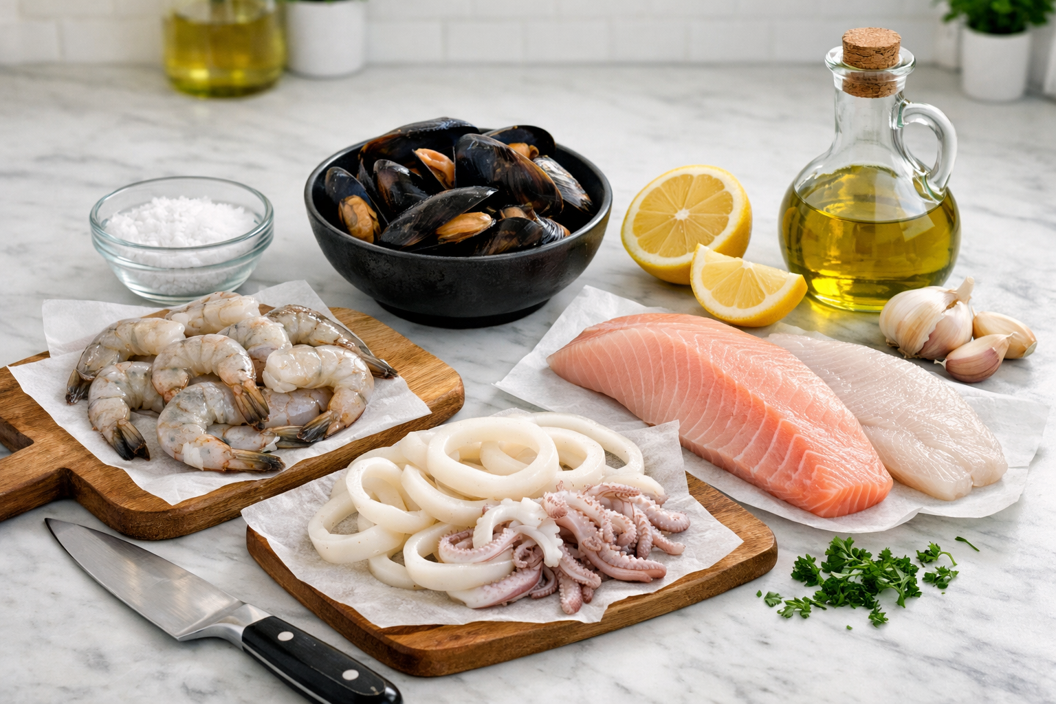 Deniz ürünleri hazırlama temelleri